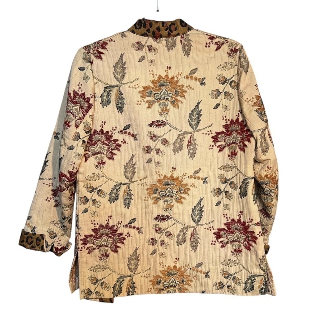 Laura Ashley Patchwork Lagenlook Fall Quilted Jacket‎ Petite Small - Picture 5 of 11